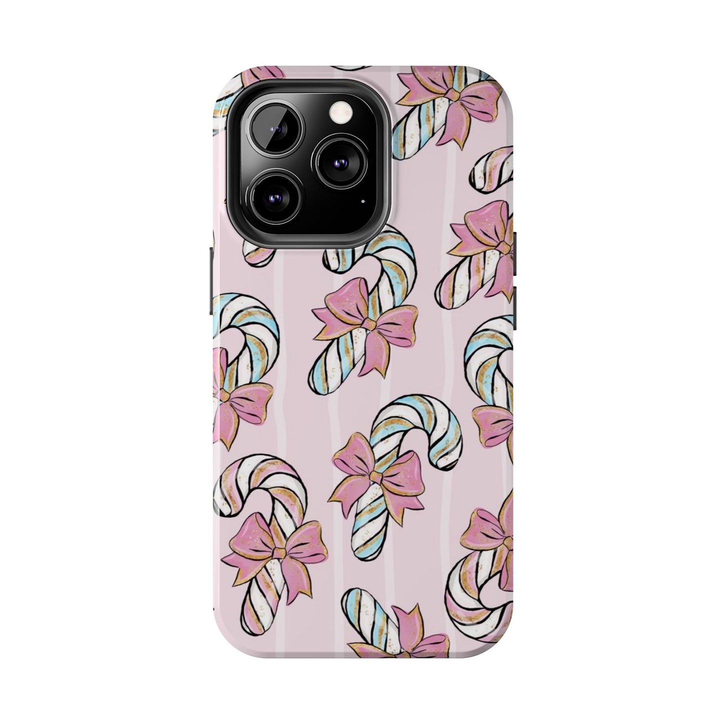 Pastel Candy Cane Phone Case