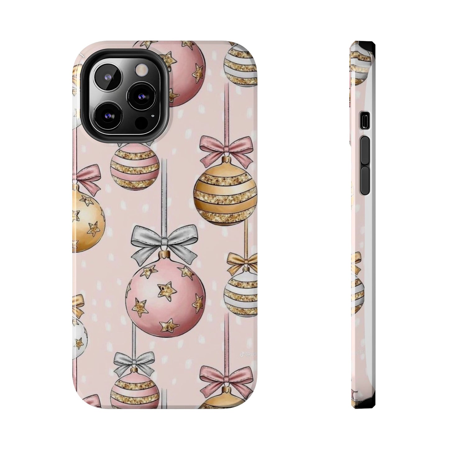 Pink & Gold Ornament Phone Cases