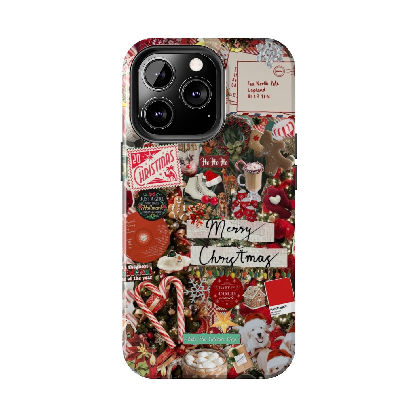 Retro Red Christmas Phone Case