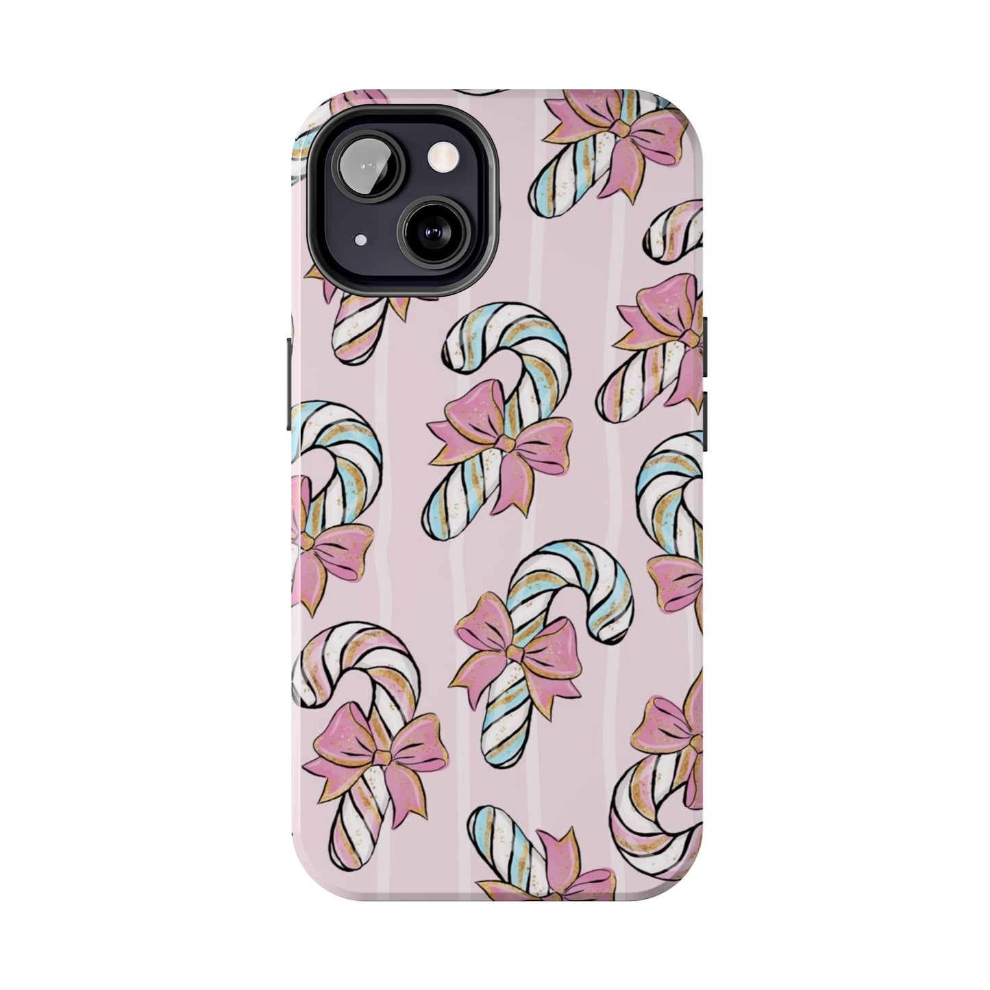 Pastel Candy Cane Phone Case