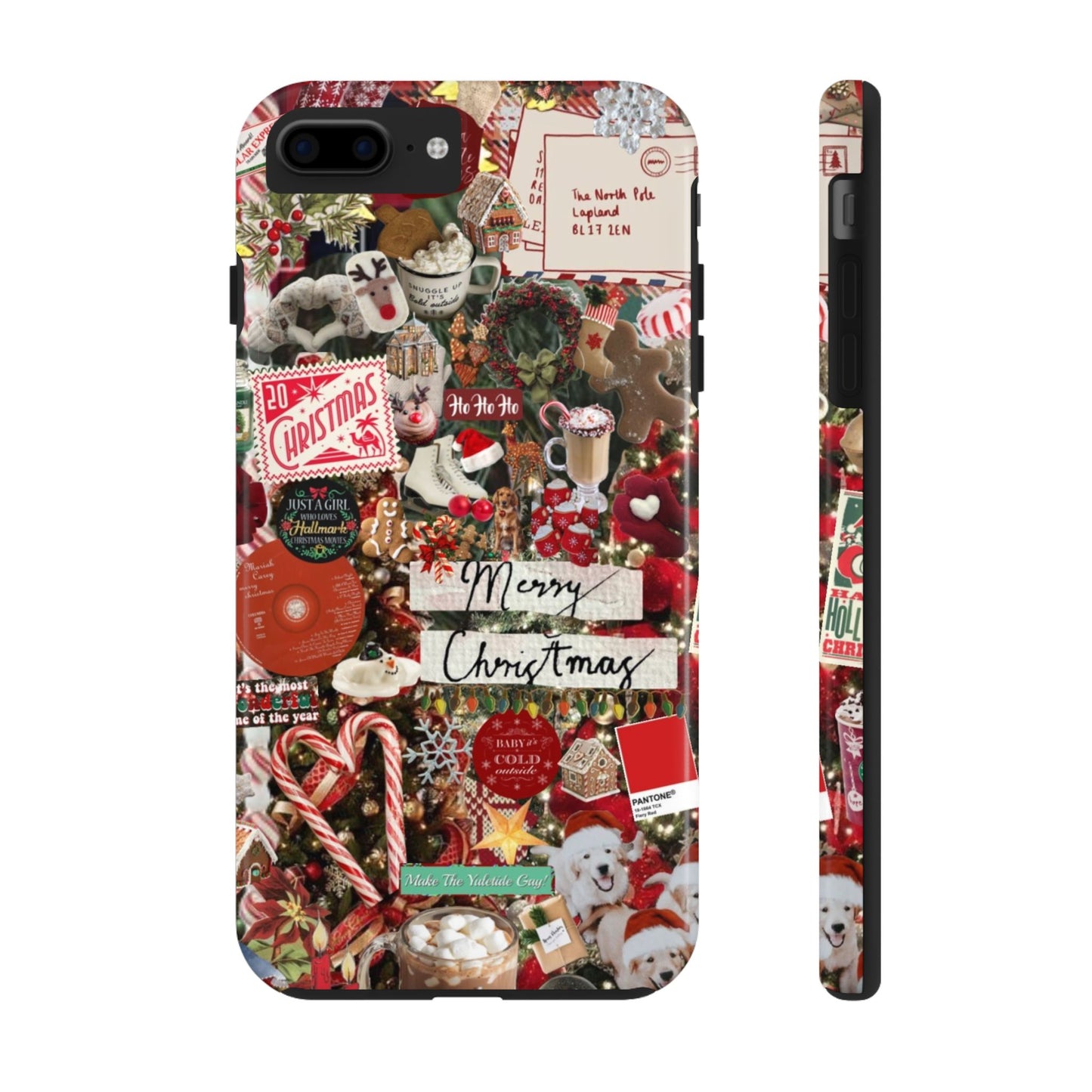 Retro Red Christmas Phone Case