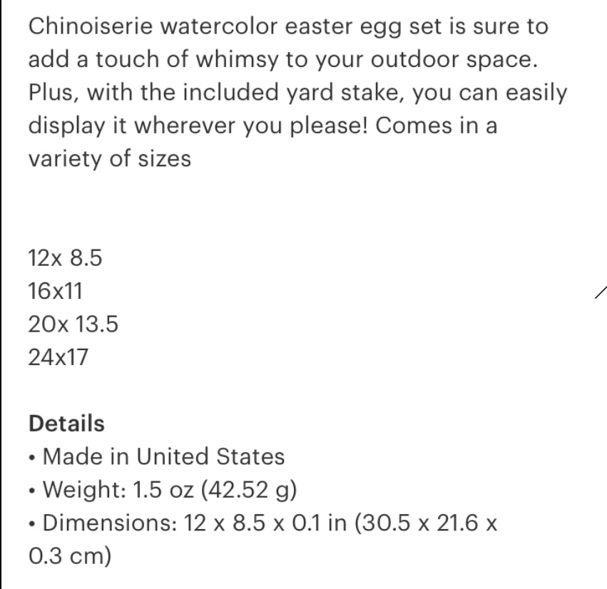 Chinoiserie Eggs - Blue