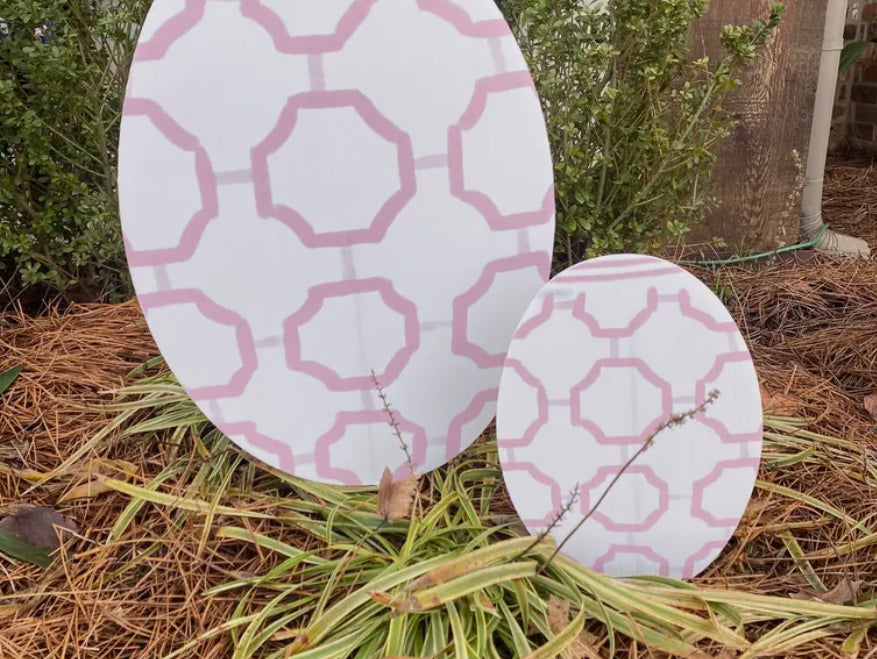 Pink Chinoiserie Eggs