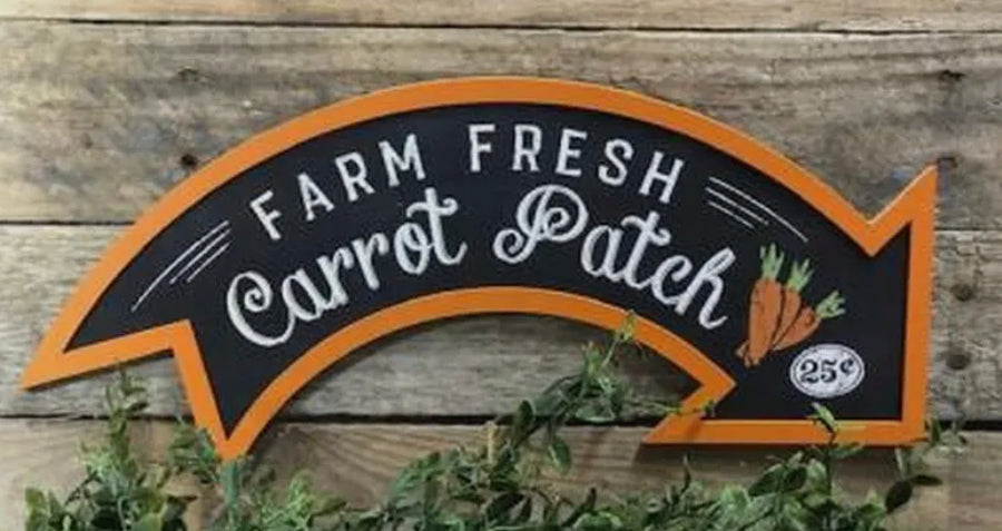 Fresh Farm Carrot Sign