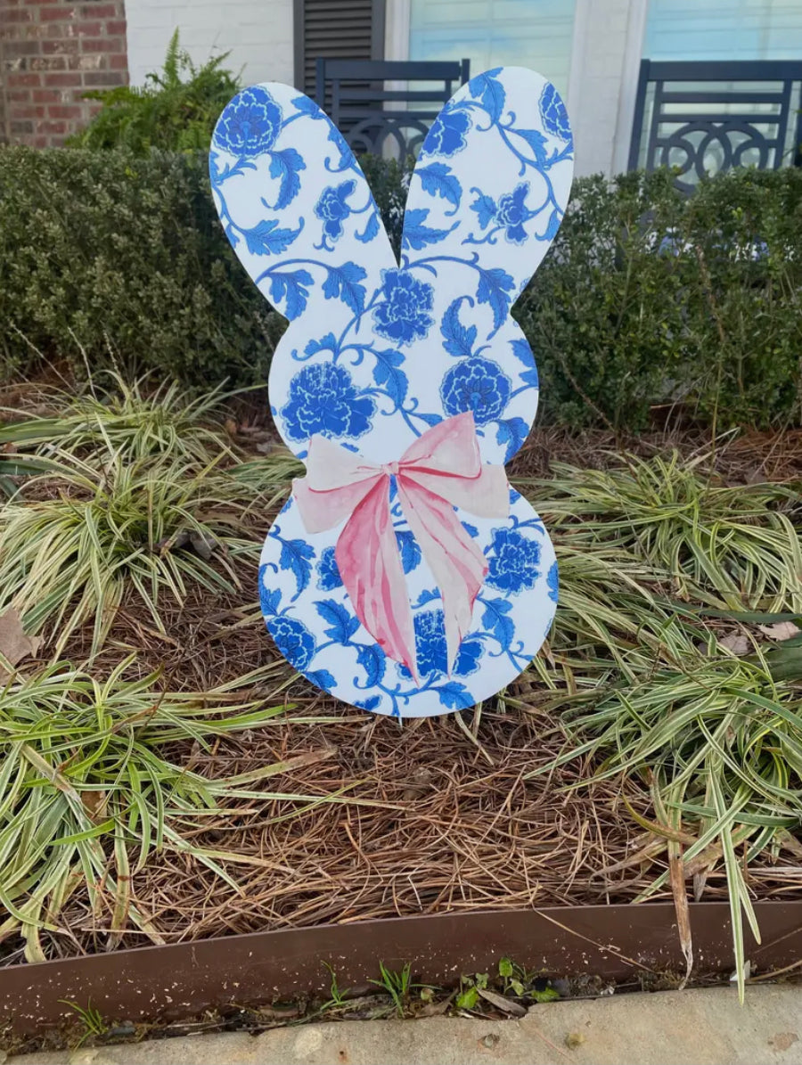 Chinoiserie Bunny - Blue