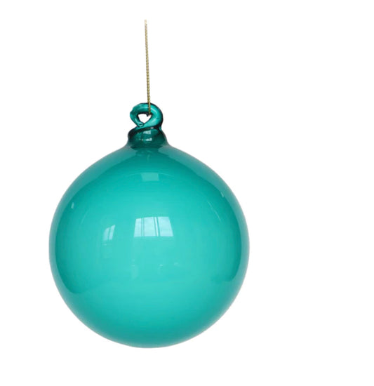 ILLUME GLASS ORNAMENT - TEAL (PREORDER)