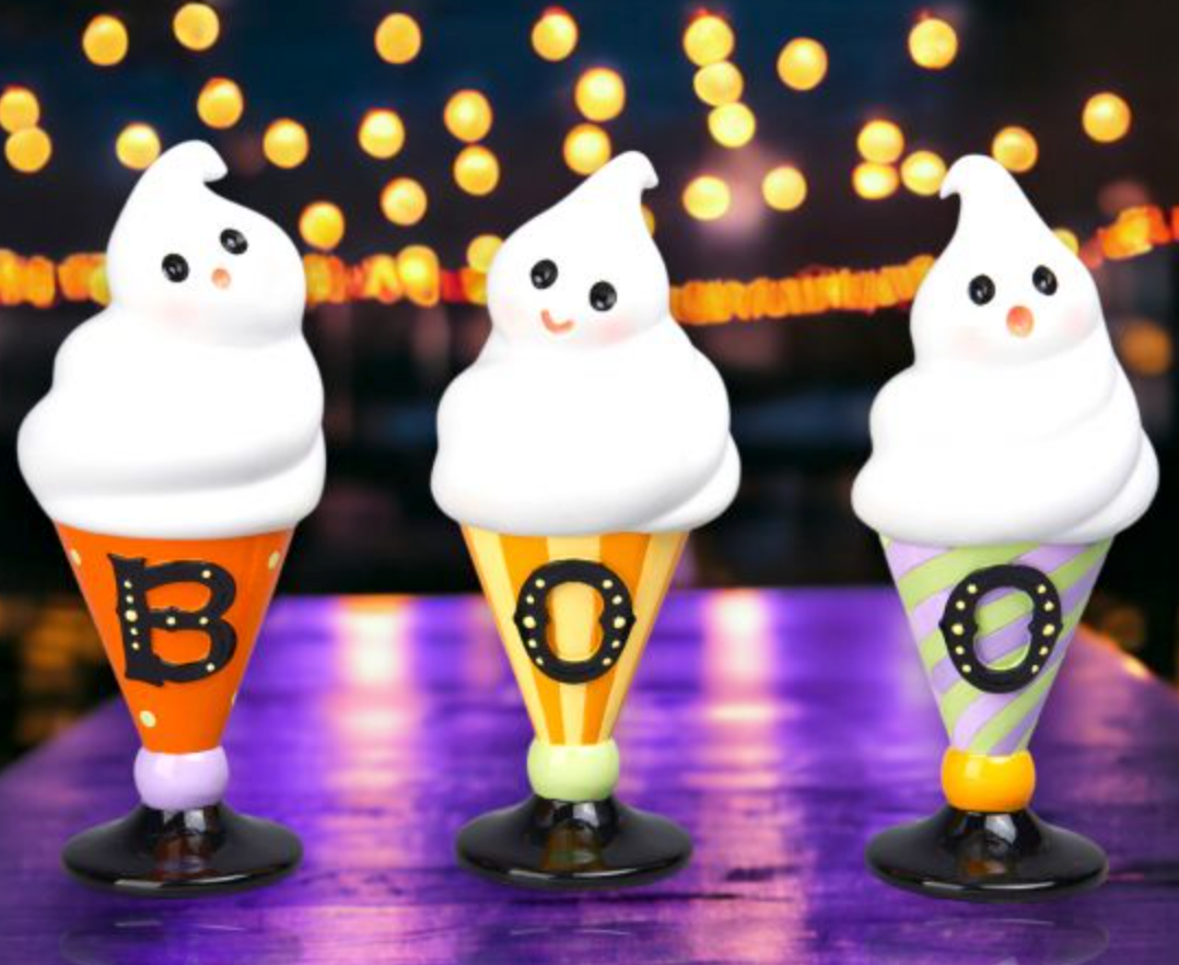 3 Asst BOO Ghost Desserts-Preorder