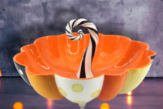 13" Pumpkin Serving Bowl-Preorder