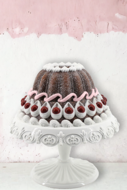 Gingerbread Bundt w/Trimmed Cherries-Preorder