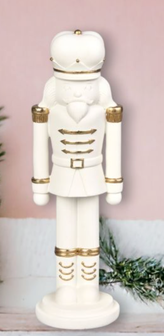 Wht/Gld Nutcracker - NEW 2024-Preorder