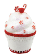 6.5'' White Cupcake -pre-order