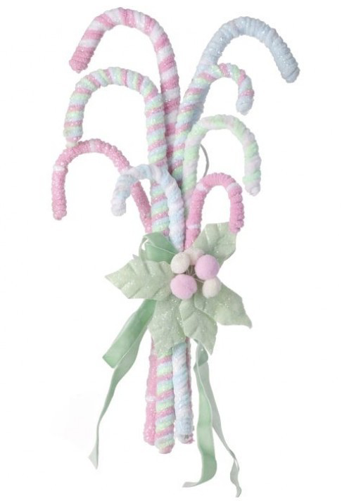 Frosted Multi-Color Pastel Candycane Bunch-PRE-ORDER