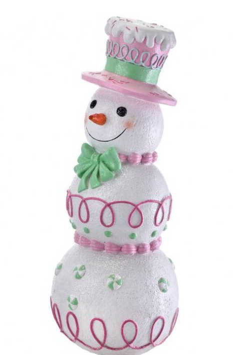 36'' Pastel Candy Snowman ~ Pre-order