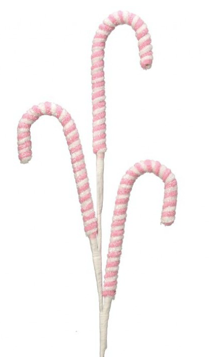 Frosted Pastel Candy Cane Spray-Pre-order