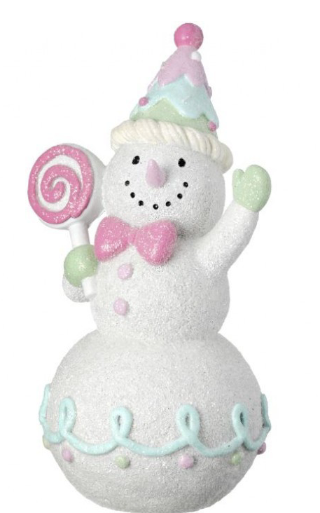 9'' Snowman with Lollipop ~ pre - order