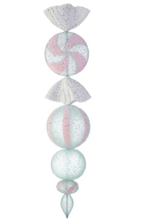 40"Iced Mixed Candy Finial Ornament-pre-order