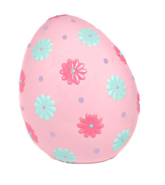 Med Pink Flower Easter Egg ~ pre~order