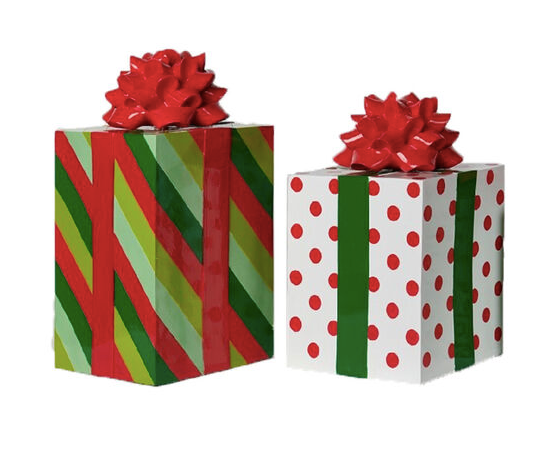 Red & green gift boxes ~ pre~ order