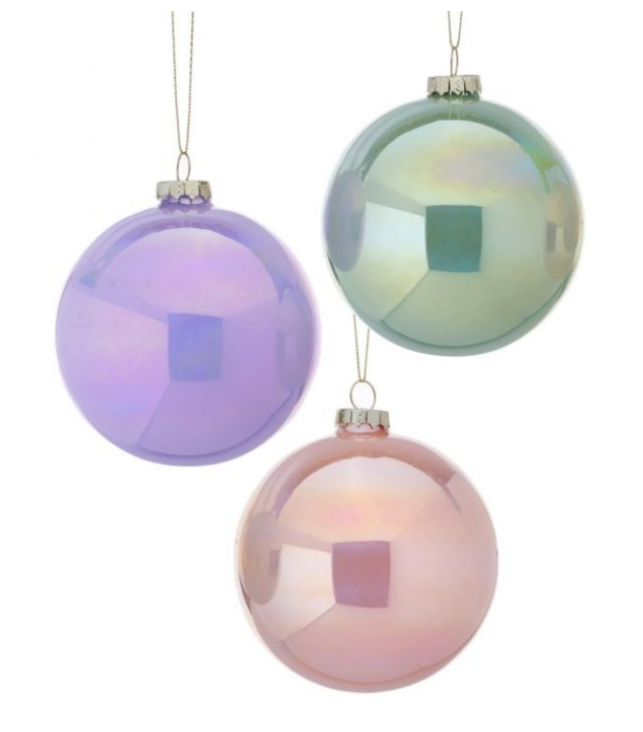 4" Glass Pearlized Ball ornament's ~ pre~order