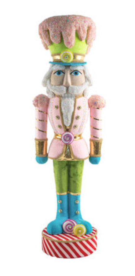 40" Pink Candy Snow Cream Nutcracker ~ pre~order