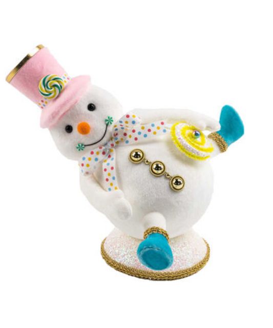 10.5" Snowman Rolling Down ~ Pre~order