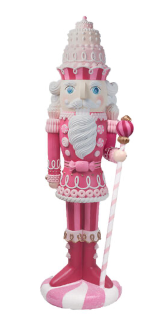 6 FT Pink Candy Nutcracker~ Pre~order