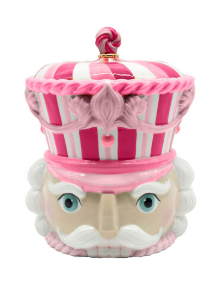 Pink Nutcracker Cookie Jar ~ Pre~order