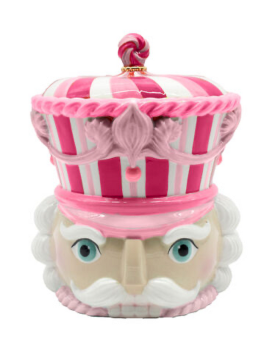 Pink Nutcracker Cookie Jar ~ Pre~order