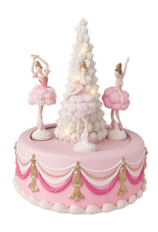 10" Musical LED Ballerinas Cake ~