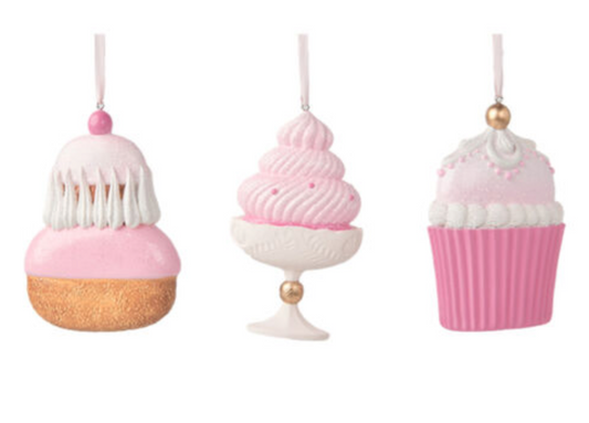 Pink Pastry Ornaments ~ Pre~order