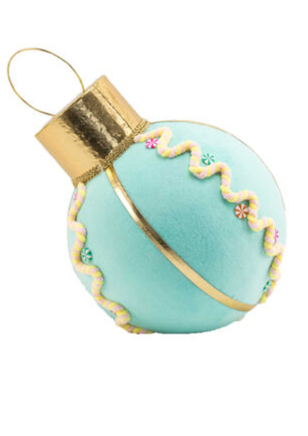 13.75" Blue Bauble Tabletop ~ Pre~order