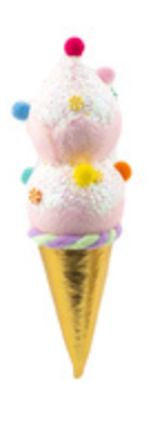 9" Ice Cream Ornament ~ Pre~order