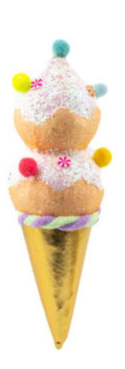 9" Ice Cream Ornament ~ Pre~order