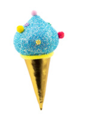 7" Hanging Ice Cream Cone ~ Pre~order