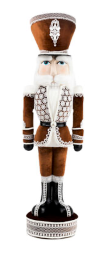 40" Gingerbread Lace Nutcracker ~ Pre~order