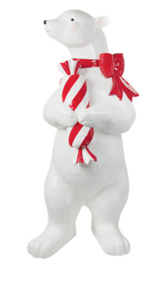 6Ft Standing Polar Bear with Candy ~ Pre~order