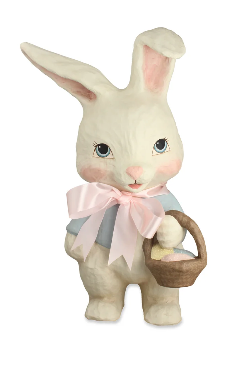 Sweet Bunny Large Paper Mache ~ Pre~order