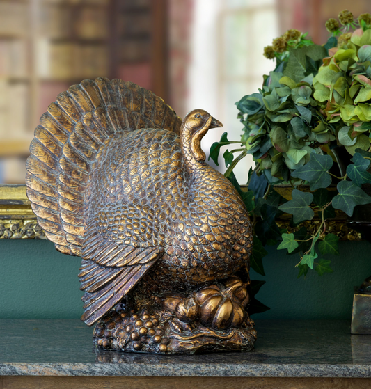 Bronze Turkey Centerpiece ~ Pre~order