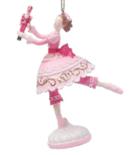 Pink cake lady dancing orn-pre-order