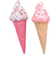 Ice cream cone orn - pre-order