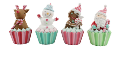 Gingerbread Candy Character Cupcake-Pre-Order