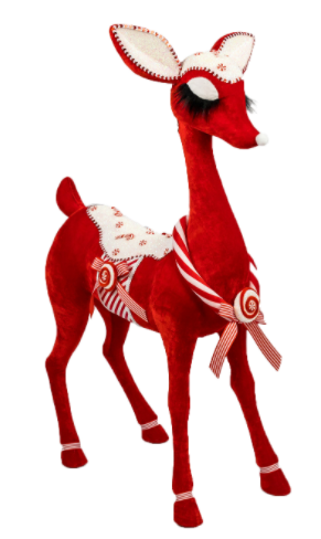 Red Peppermint Deer- PreOrder