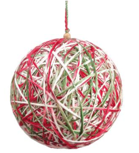 8'' Twine Ball Ornament-Pre-Order