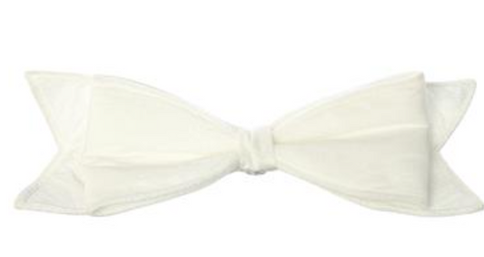 12" Bow Ornament  White~pre-order