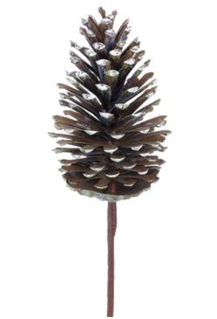 13" Pinecone Pick  Brown~pre-order