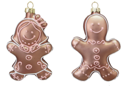 Gingerbread boy-girl ornament-pre-order