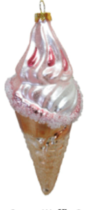 ice ceram waffle cone orn-pre-order