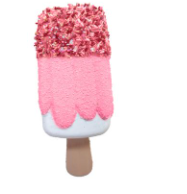 Pink ice cream bar orn - pre -order