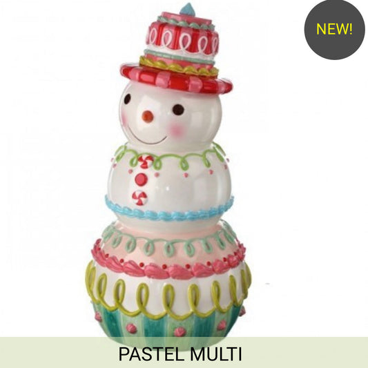 PASTEL CANDY SNOWMAN ~ IN STOCK