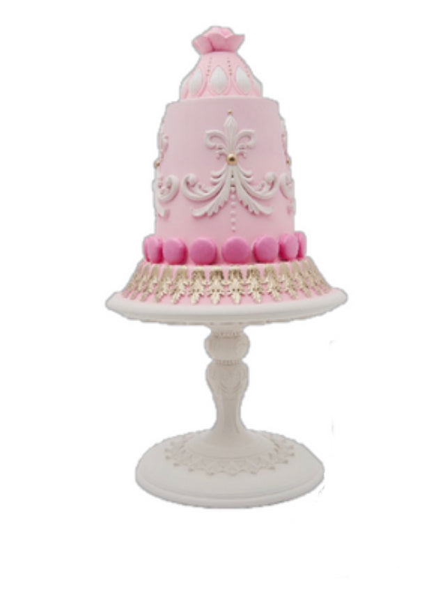 Pink Cake on Stand- Preorder